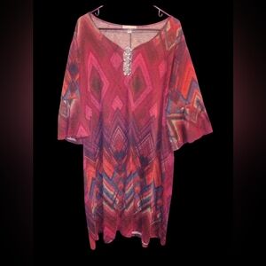 3/$20 Geometric Multicolor Dress